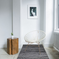 Chodnik Lara szary jodełka - wyprzedaż dekordom