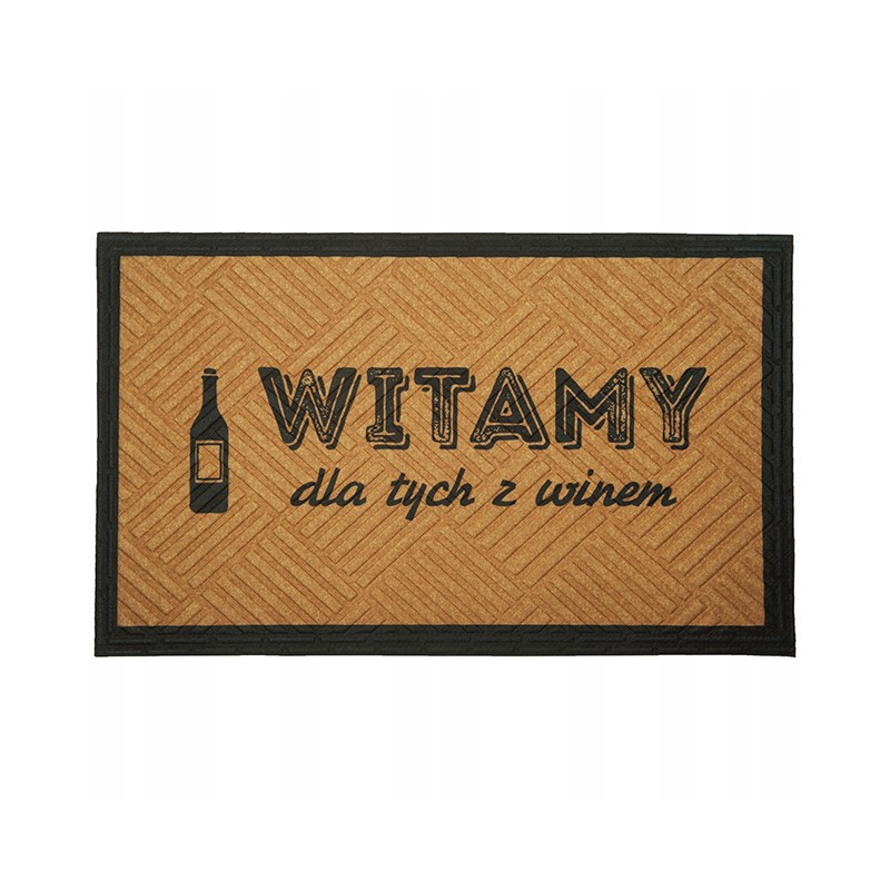WYCIERACZKA WEJŚCIOWA 45X75 WITAMY DLA TYCH Z WINEM