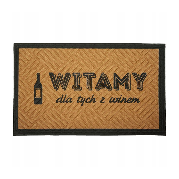WYCIERACZKA WEJŚCIOWA 45X75 WITAMY DLA TYCH Z WINEM