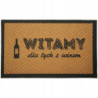 WYCIERACZKA WEJŚCIOWA 45X75 WITAMY DLA TYCH Z WINEM