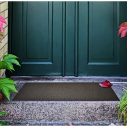 Wycieraczka mata wejściowa 45x75 prążki brązowa