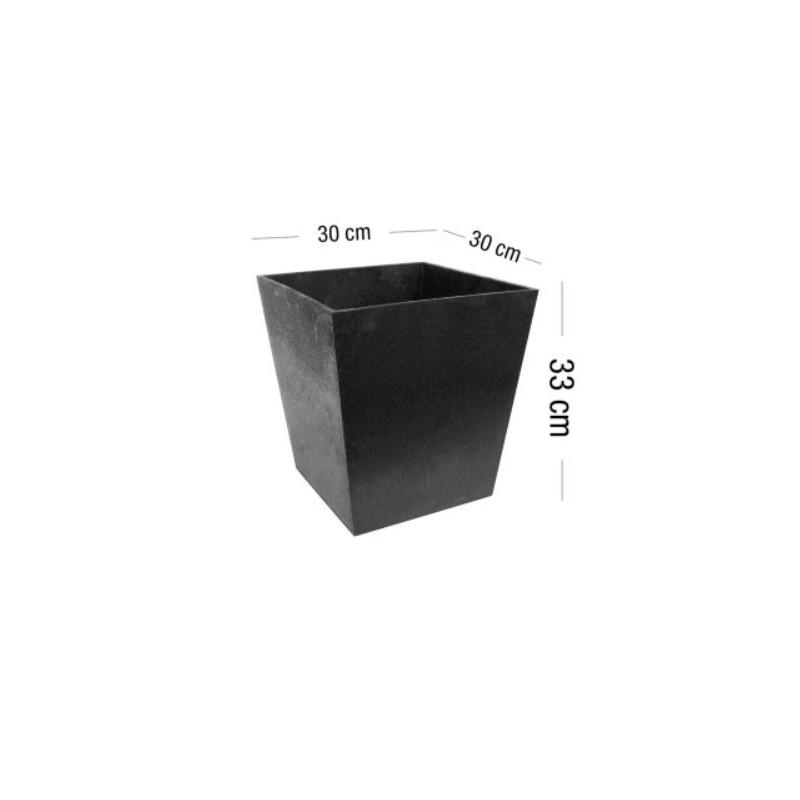 DONICA SONATA MULTIDEKOR DEKORDOM SETA HALI ŚLĄSK DONICZKI TANIO CZARNA 33CM