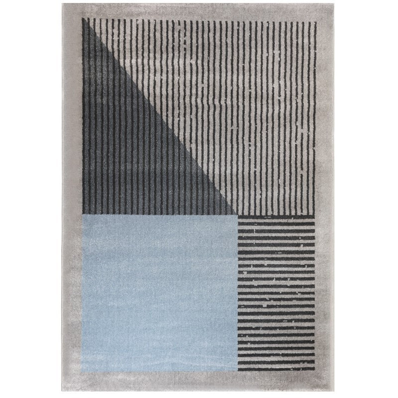 DYWAN LARA CZARNY NIEBIESKI SZARY