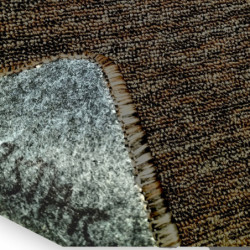 Dywan pętelkowy praktyczny brązowy