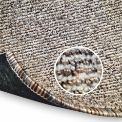 Dywan pętelkowy praktyczny szary