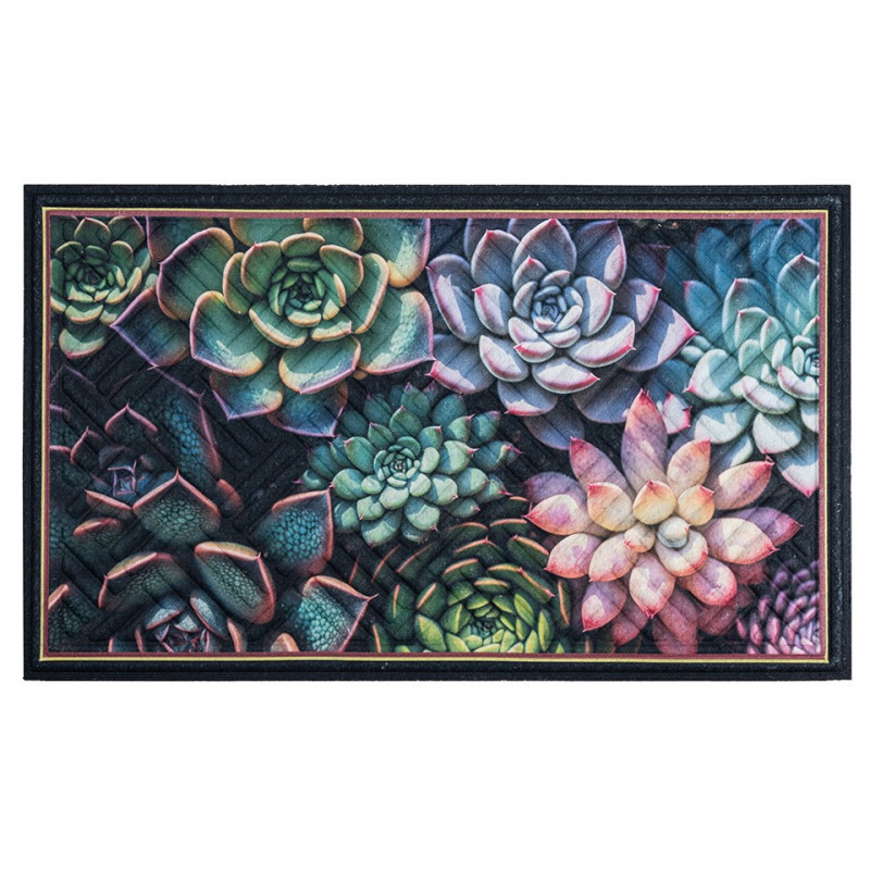 WYCIERACZKA LIMA MAT 45X75 LOTUS SUCCULENTS