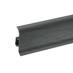 Listwa przypodłogowa PVC Premium Classic 220x59mm Dąb Szary Ciemny Mat 079