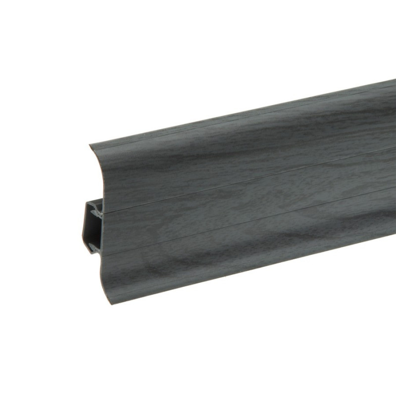 Listwa przypodłogowa PVC Premium Classic 220x59mm Dąb Szary Ciemny Mat 079