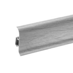 Listwa przypodłogowa PVC Premium Classic 220x59mm Dąb Szary Jasny Mat 078