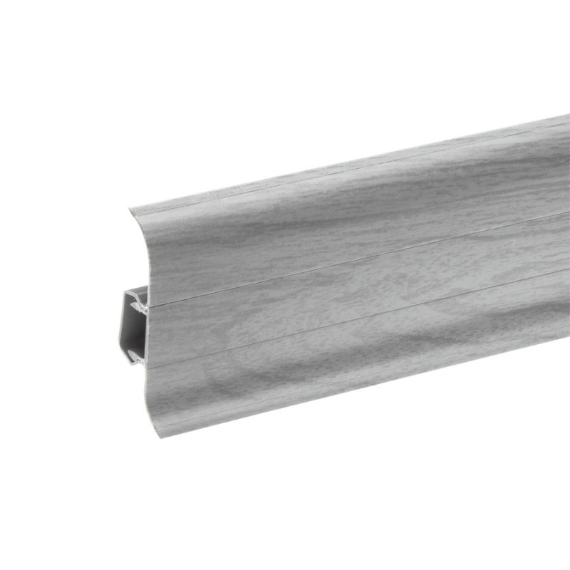 Listwa przypodłogowa PVC Premium Classic 220x59mm Dąb Szary Jasny Mat 078