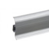 Listwa przypodłogowa PVC Premium Classic 220x59mm Aluminium szczotkowane Mat 201
