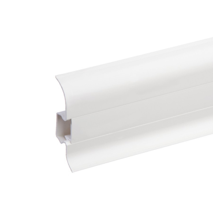 Listwa przypodłogowa PVC Premium Classic 220x59mm Biały 089