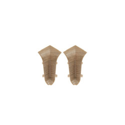 Narożnik wewnętrzny do listwy przypodłogowej Premium mat Dąb Klepka 1szt.