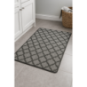 Dywan szary z geometrycznym wzorem – 100% polipropylen, 1200 g/m², 5 mm