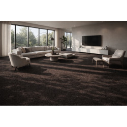 WYKŁADZINA DYWANOWA OASIS TŁOCZONA PĘTELKA CZEKOLADA 4M