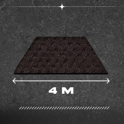 WYKŁADZINA DYWANOWA OASIS TŁOCZONA PĘTELKA CZEKOLADA 4M