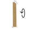 LISTWA PRZYPODŁOGOWA MDF FORMA KUBICZNA 2 W 1 CZARNA 60MM 2,4M