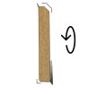 LISTWA PRZYPODŁOGOWA MDF FORMA KUBICZNA 2 W 1 ANTRACYT 60MM 2,4M