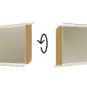 LISTWA PRZYPODŁOGOWA MDF FORMA KUBICZNA 2 W 1 KASZMIR 60MM 2,4M