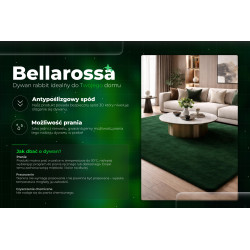 Dywan Bellarossa Rabbit butelkowa zieleń