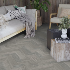 WYKŁADZINA PCV ICONIK 450-SKANE HERRINGBONE DIM GREY 4M - zdjęcie 5