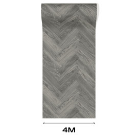 WYKŁADZINA PCV ICONIK 450-SKANE HERRINGBONE DIM GREY 4M - zdjęcie 4