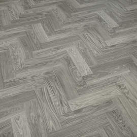 WYKŁADZINA PCV ICONIK 450-SKANE HERRINGBONE DIM GREY 4M - zdjęcie 2