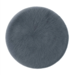 DYWAN BELLAROSSA NOWOCZESNY SHAGGY |KOŁO|CIEMNY SZARY|DYWAN DO SALONU