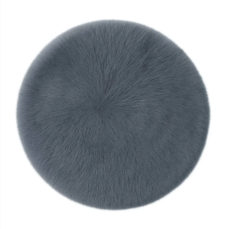 DYWAN BELLAROSSA NOWOCZESNY SHAGGY |KOŁO|CIEMNY SZARY|DYWAN DO SALONU