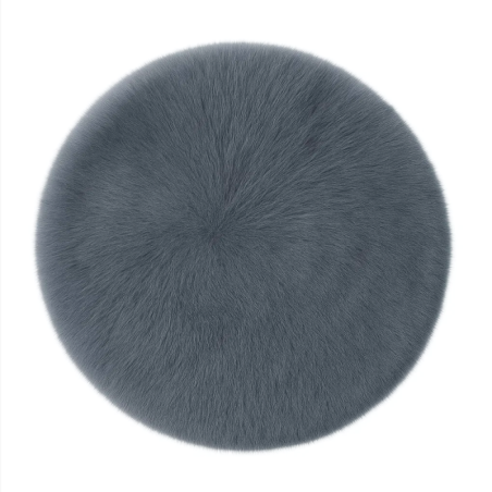 DYWAN BELLAROSSA NOWOCZESNY SHAGGY |KOŁO|CIEMNY SZARY|DYWAN DO SALONU