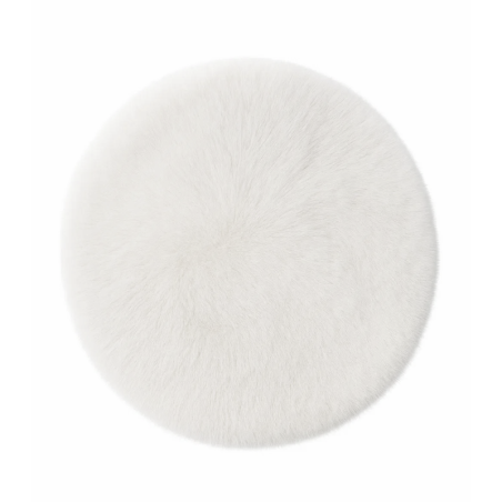 DYWAN BELLAROSSA NOWOCZESNY SHAGGY | KOŁO | BIAŁY |  DYWAN DO SALONU