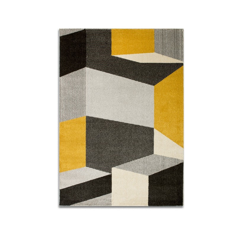 DYWAN LARA E543A SZARY ŻÓŁTY