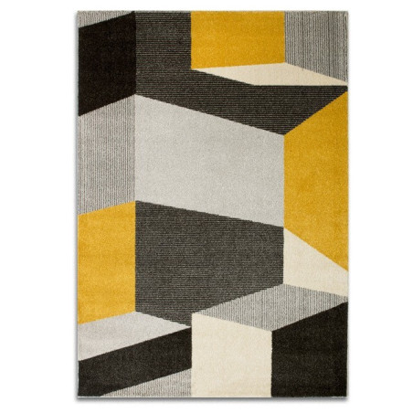 DYWAN LARA E543A SZARY ŻÓŁTY
